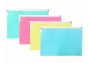 Opakowanie Teczka na suwak A5 PP pastel mix (10szt)