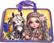 Teczka-torba A4+ zapinana na zamek z rączką Koń. Wydawca: Fresh. Dadada.pl Opakowanie Teczka-torba A4+ zapinana na zamek z rączką Koń