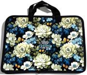Teczka-torba A4+ zapinana na zamek z rączką Kwiaty. Wydawca: Fresh. Dadada.pl Opakowanie Teczka-torba A4+ zapinana na zamek z rączką Kwiaty