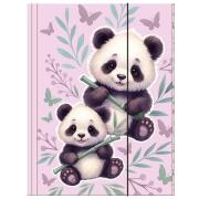 Opakowanie Teczka z gumką A4 Panda (10szt)