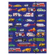 Opakowanie Teczka z gumką A4 pojazdy DERFORM