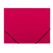 Teczka z gumką A4 PP narożną różowa. Wydawca: DELI. Dadada.pl Opakowanie Teczka z gumką A4 PP narożną różowa