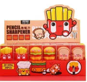 Temperówka Fast Food (24szt). Wydawca: CRESCO. Dadada.pl Opakowanie Temperówka Fast Food (24szt)