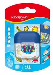 Temperówka KEYROAD podwójna blister. Wydawca: Keyroad. Dadada.pl Opakowanie Temperówka KEYROAD podwójna blister