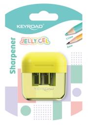 Temperówka plastikowa KEYROAD Jelly Gel podwójna blister 1szt.mix. Wydawca: Keyroad. Dadada.pl Opakowanie Temperówka plastikowa KEYROAD Jelly Gel podwójna blister 1szt.mix