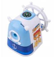 Temperówka ręczna na korbkę Boats niebieska DELI. Wydawca: DELI. Dadada.pl Opakowanie Temperówka ręczna na korbkę Boats niebieska DELI