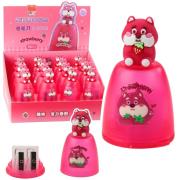 Opakowanie Temperówka z pojemnikiem różowa (16szt)