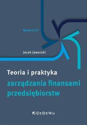Okładka książki Teoria i praktyka zarządzania finansami.. w.4