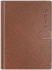 Terminarz 2026 B6 lux z zapinką brązowy. Wydawca: Edycja Świętego Pawła. Dadada.pl Opakowanie Terminarz 2026 B6 lux z zapinką brązowy