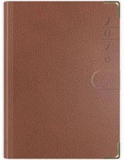 Terminarz 2026 B7 lux z zapinką brązowy. Wydawca: Edycja Świętego Pawła. Dadada.pl Opakowanie Terminarz 2026 B7 lux z zapinką brązowy