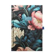 Opakowanie Terminarz 2027 dzienny B6 Metalic Flowers MIX