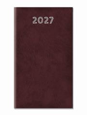 Opakowanie Terminarz 2027 tygodniowy standard bordowy