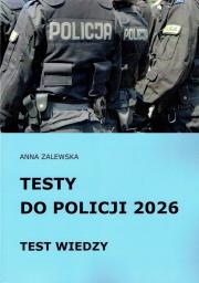 Okładka książki Testy do Policji 2026 Test wiedzy