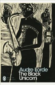 The Black Unicorn wer. angielska. Autor: Audre Lorde. Dadada.pl Okładka książki The Black Unicorn wer. angielska