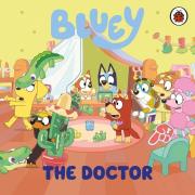 The doctor. Bluey wer. angielska. Autor: Bluey. Dadada.pl Okładka książki The doctor. Bluey wer. angielska