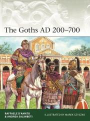 The Goths, AD 200-700. Autor: D’Amato Raffaele, Salimbeti Andrea. Dadada.pl Okładka książki The Goths, AD 200-700