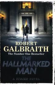 The Hallmarked Man. Autor: Galbraith Robert. Dadada.pl Okładka książki The Hallmarked Man