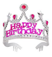 Tiara urodzinowa Happy Birthday. Wydawca: Widmann. Dadada.pl Opakowanie Tiara urodzinowa Happy Birthday
