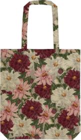 Torba bawełniana STBAG 76 Fioletowe dalie. Wydawca: Skona Ting. Dadada.pl Opakowanie Torba bawełniana STBAG 76 Fioletowe dalie