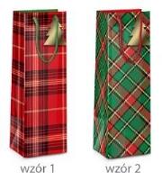 Opakowanie Torba prezentowa Boże Narodzenie B 11x11x36cm MIX