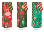 Opakowanie Torba prezentowa Boże Narodzenie B 11x11x36cm MIX