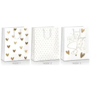 Opakowanie Torba prezentowa Grand Ślub 18x24x10 MIX