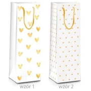 Opakowanie Torba prezentowa Grand Ślub butelka 12x36x10 MIX