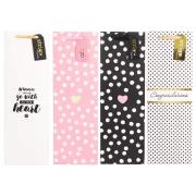 Torba prezentowa Party 12x36x9cm mix STRIGO. Wydawca: Strigo. Dadada.pl Opakowanie Torba prezentowa Party 12x36x9cm mix STRIGO