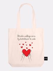 torba/ WIELKIE SERCE. Wydawca: Nadwyraz. Dadada.pl Opakowanie torba/ WIELKIE SERCE