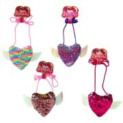 Opakowanie Torebka cekinowa serce MIX