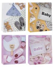 Opakowanie Torebka dziecięce brokat 18x23x8cm mix ROZETTE