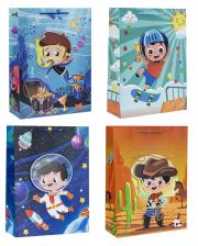 Opakowanie Torebka dziecięce hot-stamp 31x42x12cm mix ROZETTE 12 szt