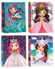 Opakowanie Torebka dziecięce Pop-Up 3D 18x24x8cm mix ROZETTE