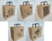 Opakowanie Torebka Kraft 320x300 L pozioma mix FRESH