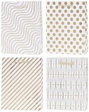 Opakowanie Torebka Lux 31x42x12cm hot-stamp mix ROZETTE