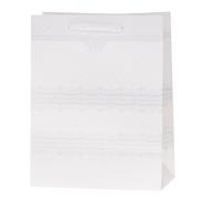 Opakowanie Torebka Lux max A3 brokat biała 31x48x12 1 szt