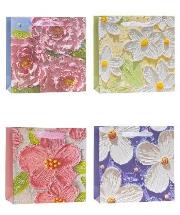 Opakowanie Torebka ozdobna 14,5x15x6cm brokat mix ROZETTE