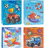 Opakowanie Torebka ozdobna 18x23x8cm brokat mix ROZETTE