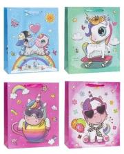 Opakowanie Torebka ozdobna 18x23x8cm dziecięce mix ROZETTE