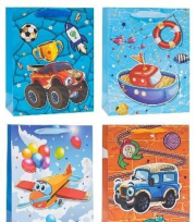 Opakowanie Torebka ozdobna 26x32x10cm brokat mix ROZETTE