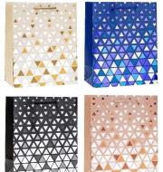 Opakowanie Torebka ozdobna 26x32x10cm hot-stamp mix ROZETTE 1 szt