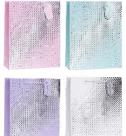 Opakowanie Torebka ozdobna 26x32x10cm hot-stamp mix ROZETTE