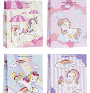 Opakowanie Torebka ozdobna 26x32x10cm hot-stamp mix ROZETTE