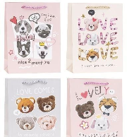 Opakowanie Torebka ozdobna 31x40x12cm dziecięce mix ROZETTE