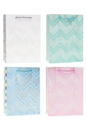 Opakowanie Torebka ozdobna 31x40x12cm hot-stamp mix ROZETTE