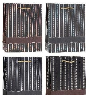 Opakowanie Torebka ozdobna 31x42x12cm hot-stamp mix ROZETTE