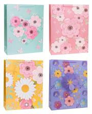 Torebka ozdobna 43x55x15cm szerokie dno mix. Wydawca: ROZETTE. Dadada.pl Opakowanie Torebka ozdobna 43x55x15cm szerokie dno mix