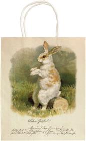 Opakowanie Torebka ozdobna A5 STBAG171 Wielkanoc Króliczek