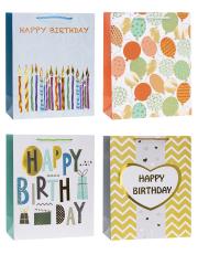 Opakowanie Torebka ozdobna hot stamp 31x42x12cm mix ROZETTE