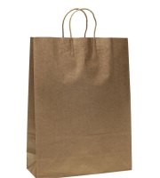 Torebka ozdobna kraft 31x42x12cm ROZETTE. Wydawca: ROZETTE. Dadada.pl Opakowanie Torebka ozdobna kraft 31x42x12cm ROZETTE